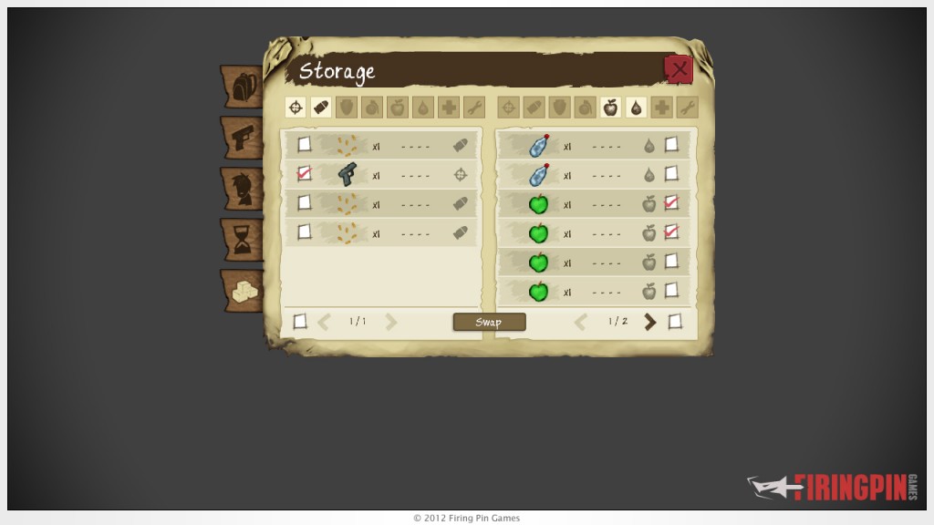 Prototype Storage Screen