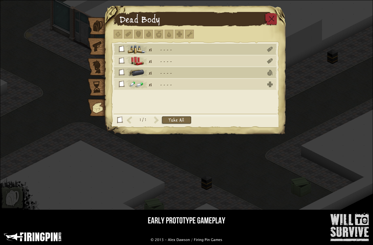 Prototype Inventory Screen