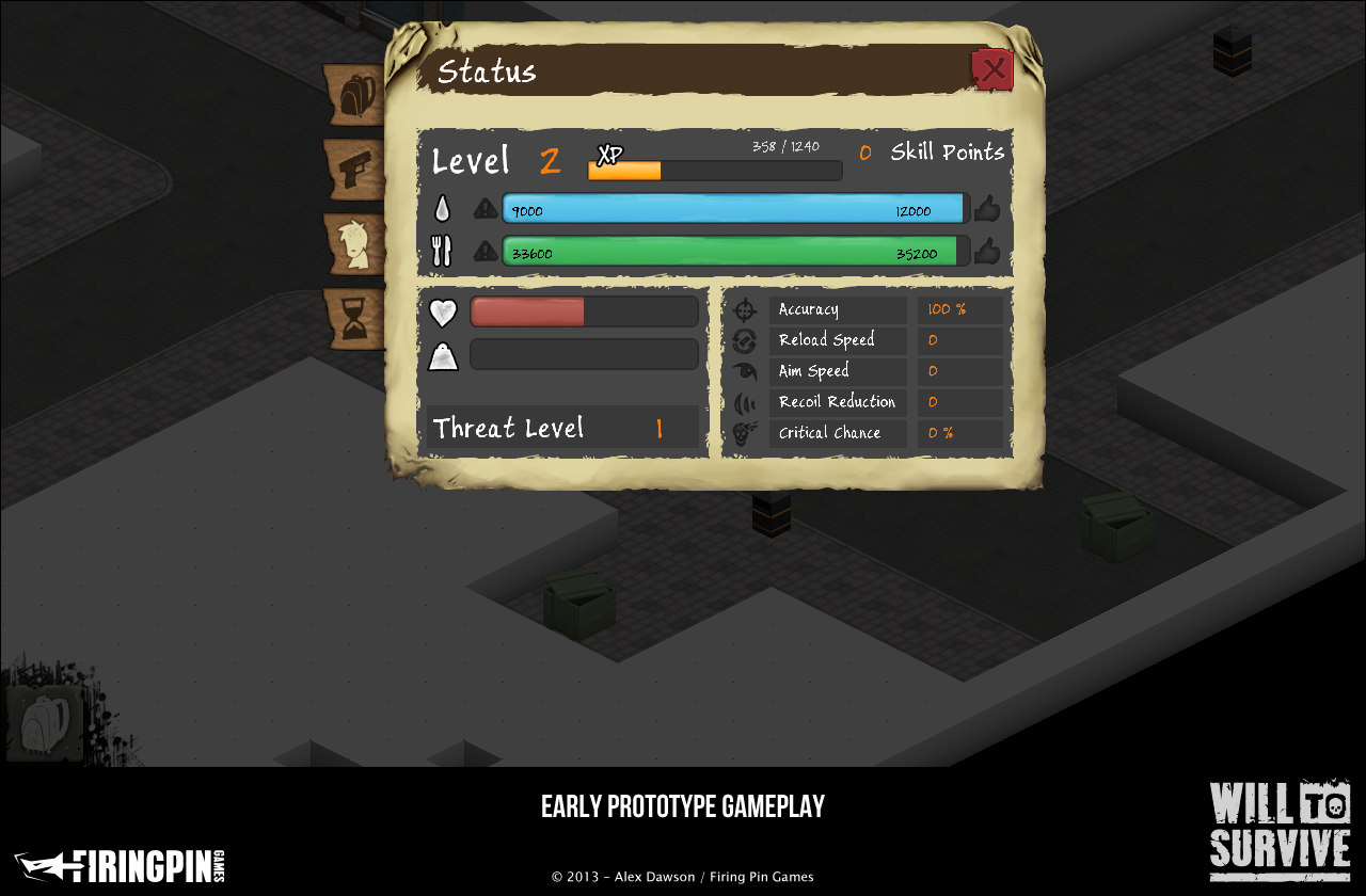 Prototype Status Screen